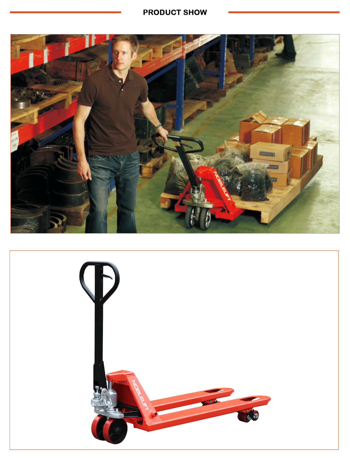 NOBLELIFT AC25 Series Hand Pallet Truck