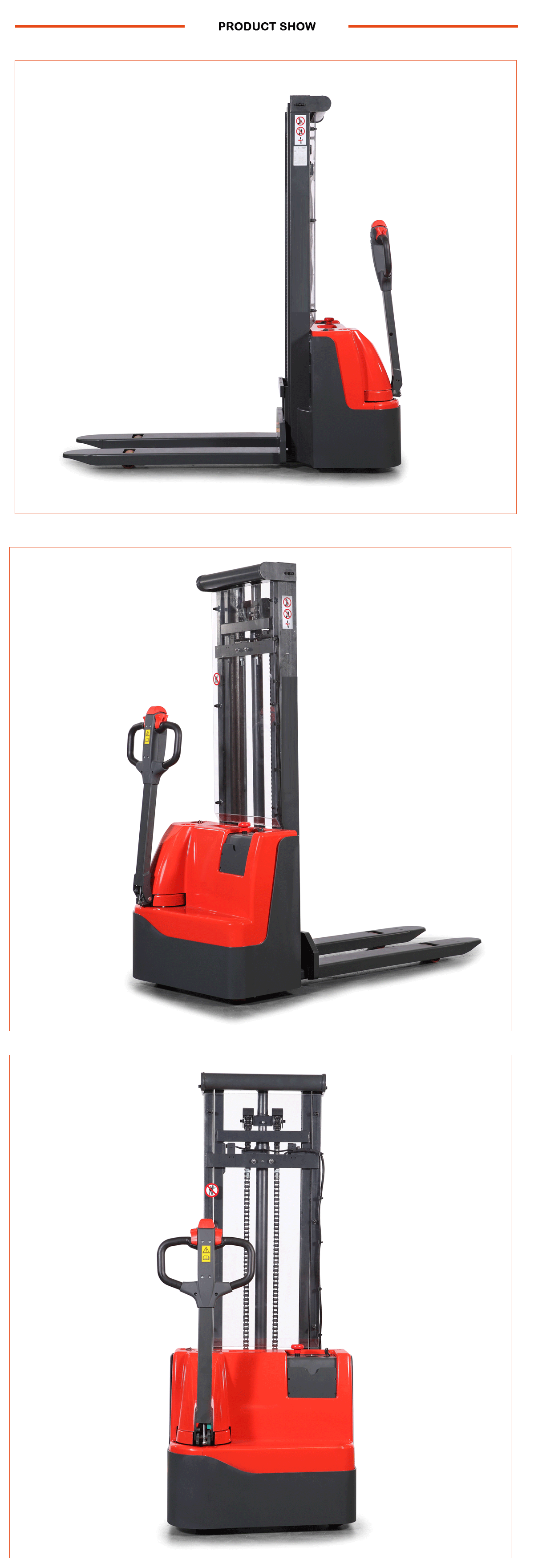 NOBLELIFT ECL1016-ECL1035  Economic Power-Electric Stacker