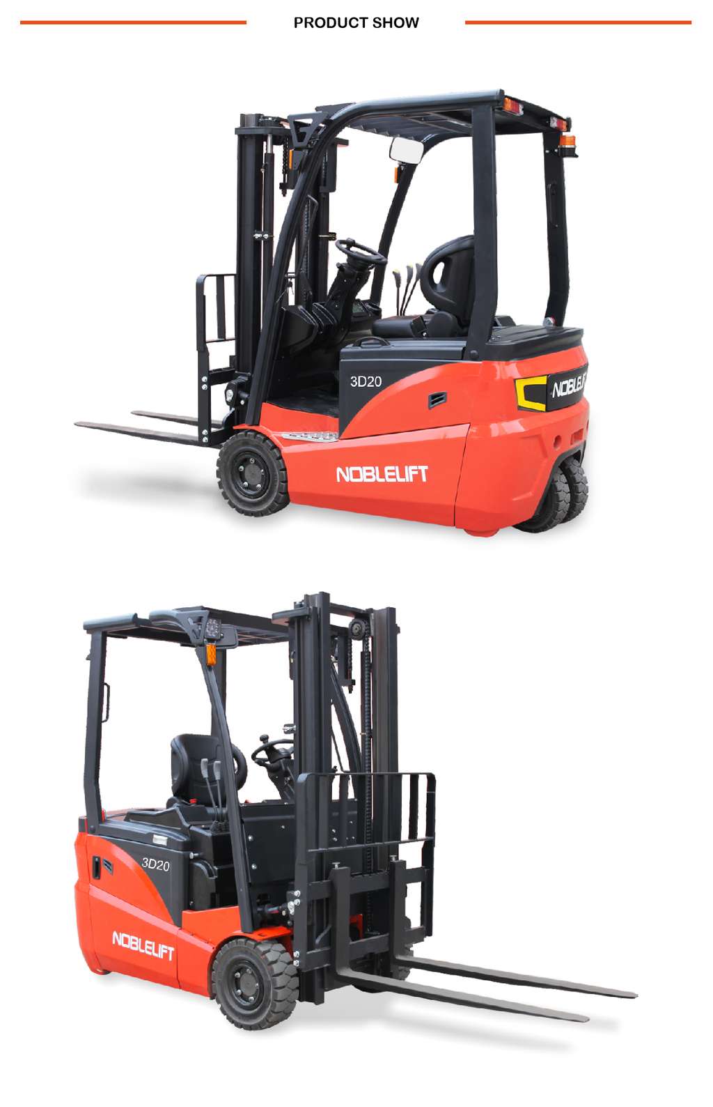 NOBLELIFT FE3D20N Electric Forklift