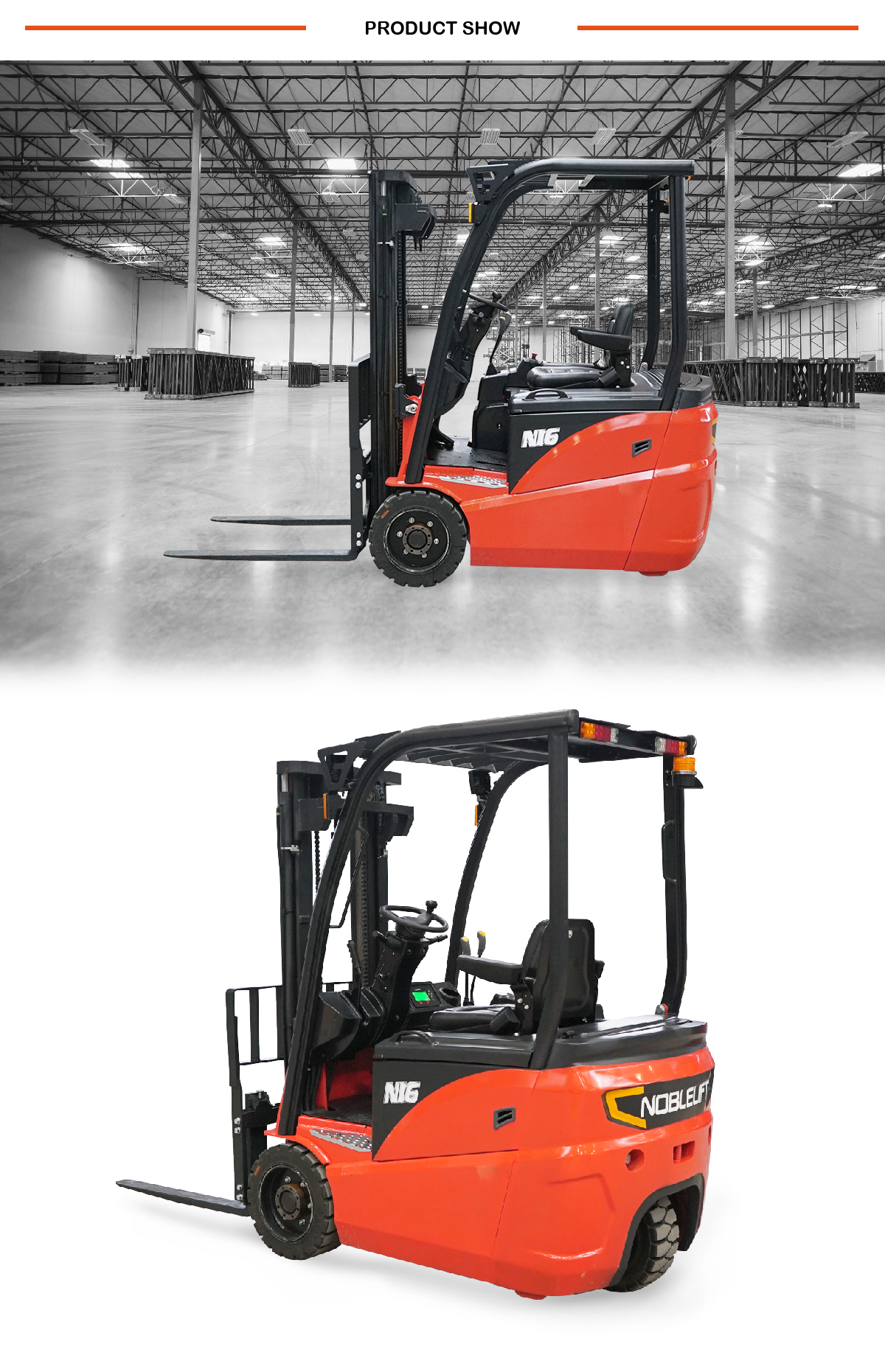 NOBLELIFT FE3R16N Electric Forklift