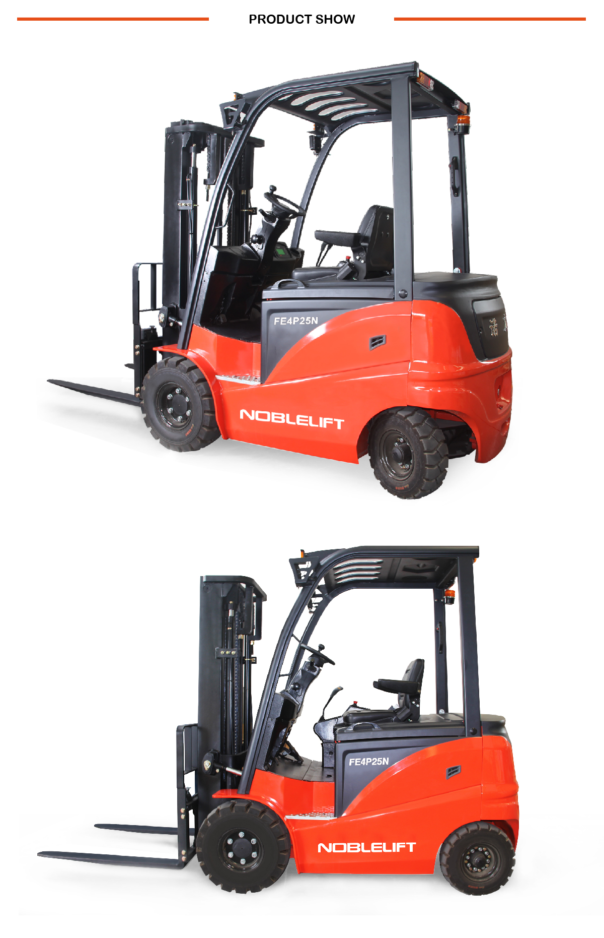 Noblelift Fe4p25n Electric Forklift Machmall