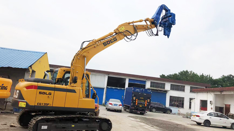 VIBRA vibratory attachments excavator mounted pile driver FV-250 for 20 - 30 ton excavator price