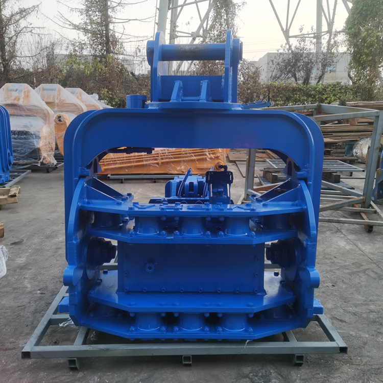 China VIBRA mini excavator attachments FV-280 335kn pile driver for 20 - 30 ton excavator price