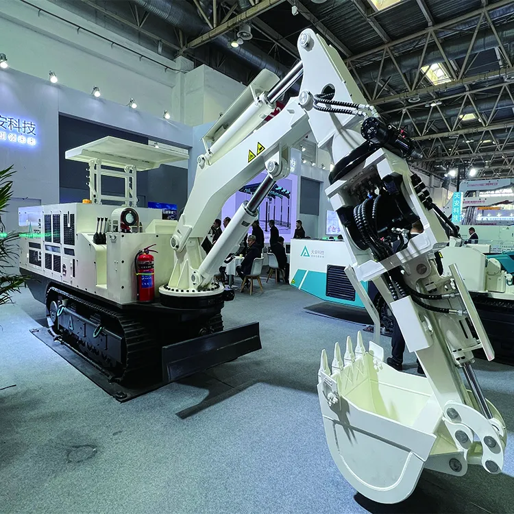 Coal mine roadway repair machine