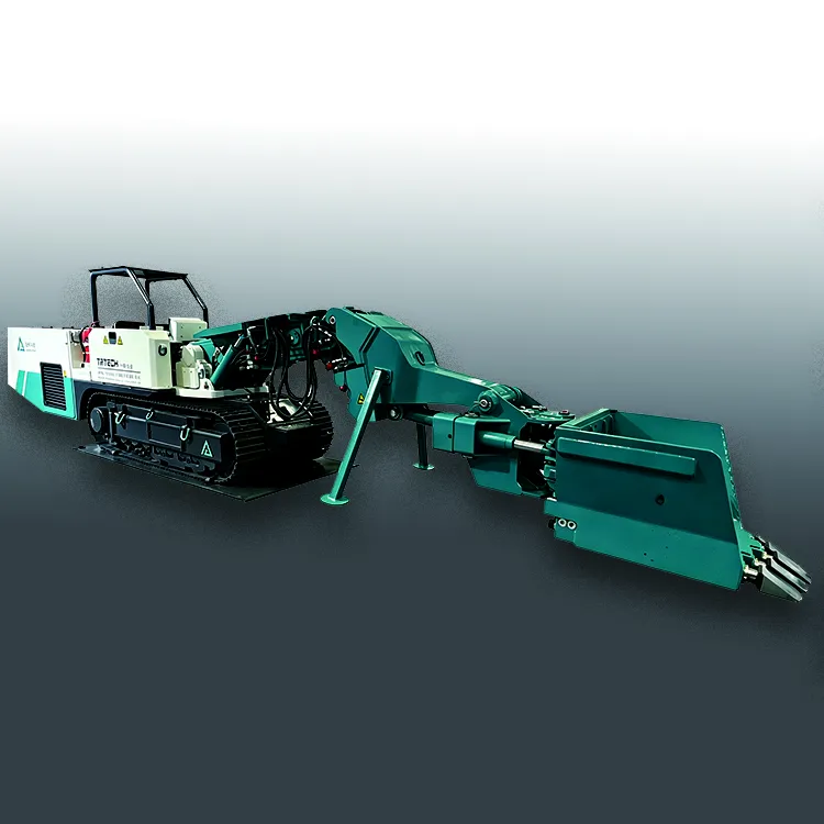 Coal mine crushing and loading underfloor machine