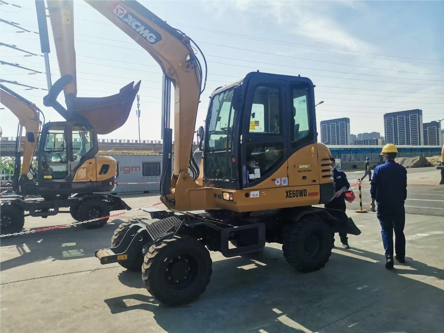 XCMG Used Mini Excavator Machine XE60WD