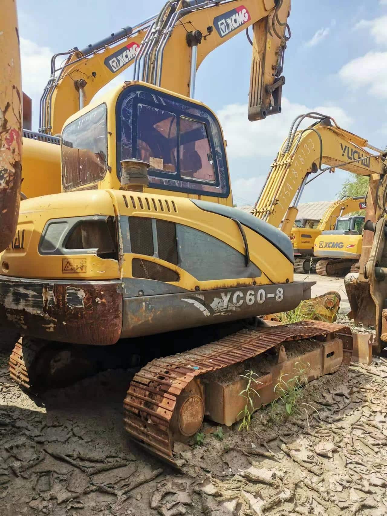 Yuchai YC60-8 crawler excavator