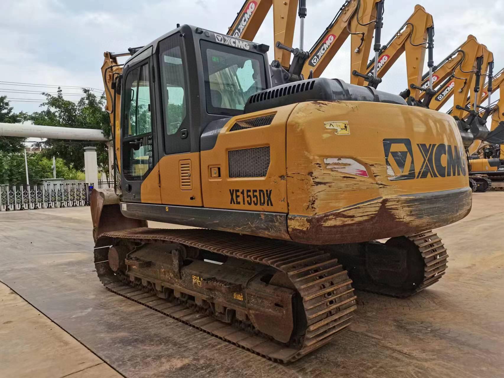 XCMG Official XE155D 15.5 Ton Used Mini Excavator In Mining Construction Excavating Machine